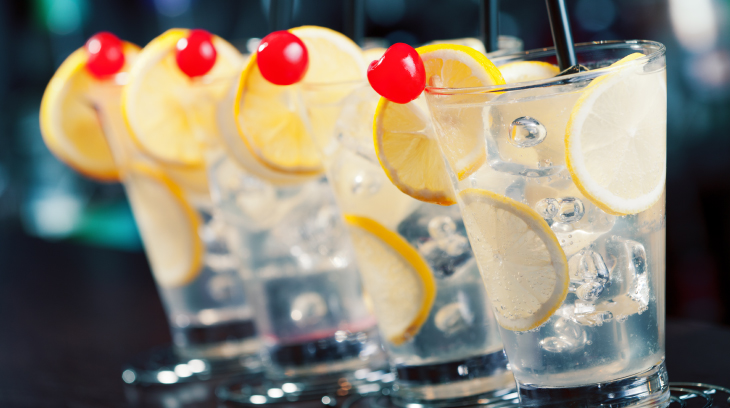 Lemon Based Cocktails. Limón.