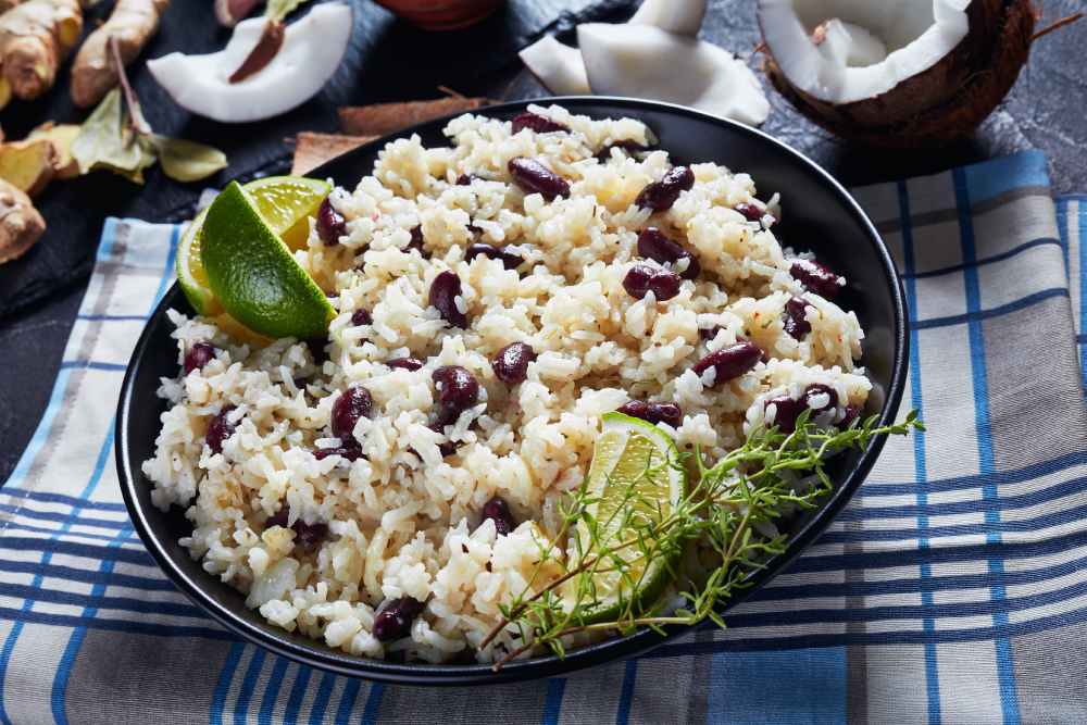 rice with coconut